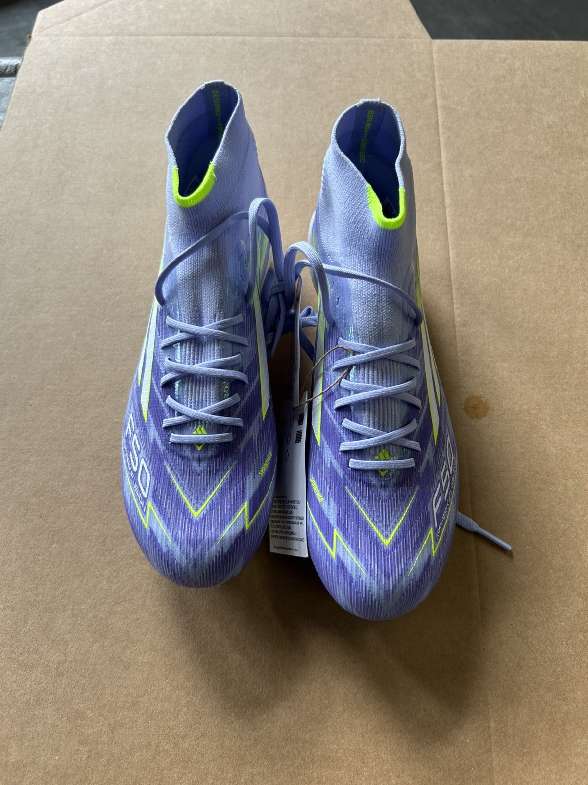 adidas F50 Sparkfusion Elite Mid FG/AG Soccer Cleats Women’s Size 6.5 JH7648 NEW