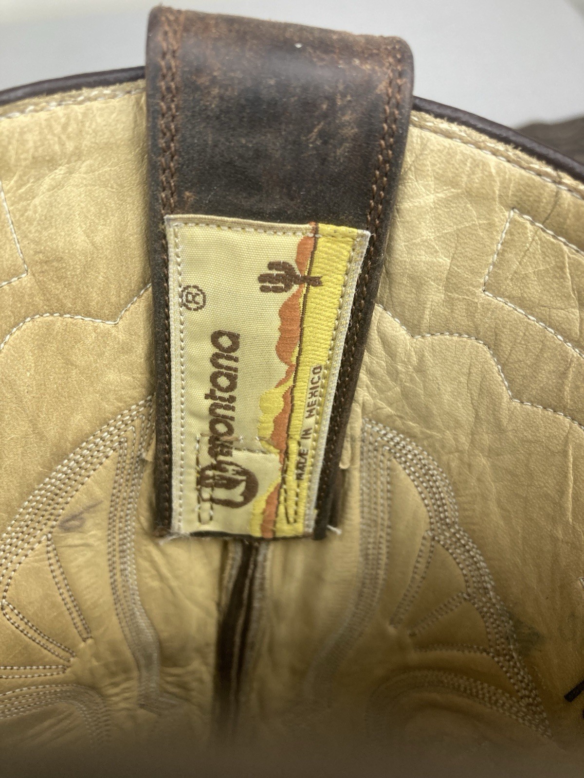 MEXICANA X MONTANA SNAKESKIN & LEATHER WESTERN BOOTS STITCHED WOMENS 9 D WIDE A+