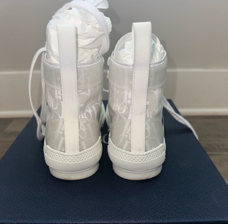 DIOR B23 High Top Sneakers White
