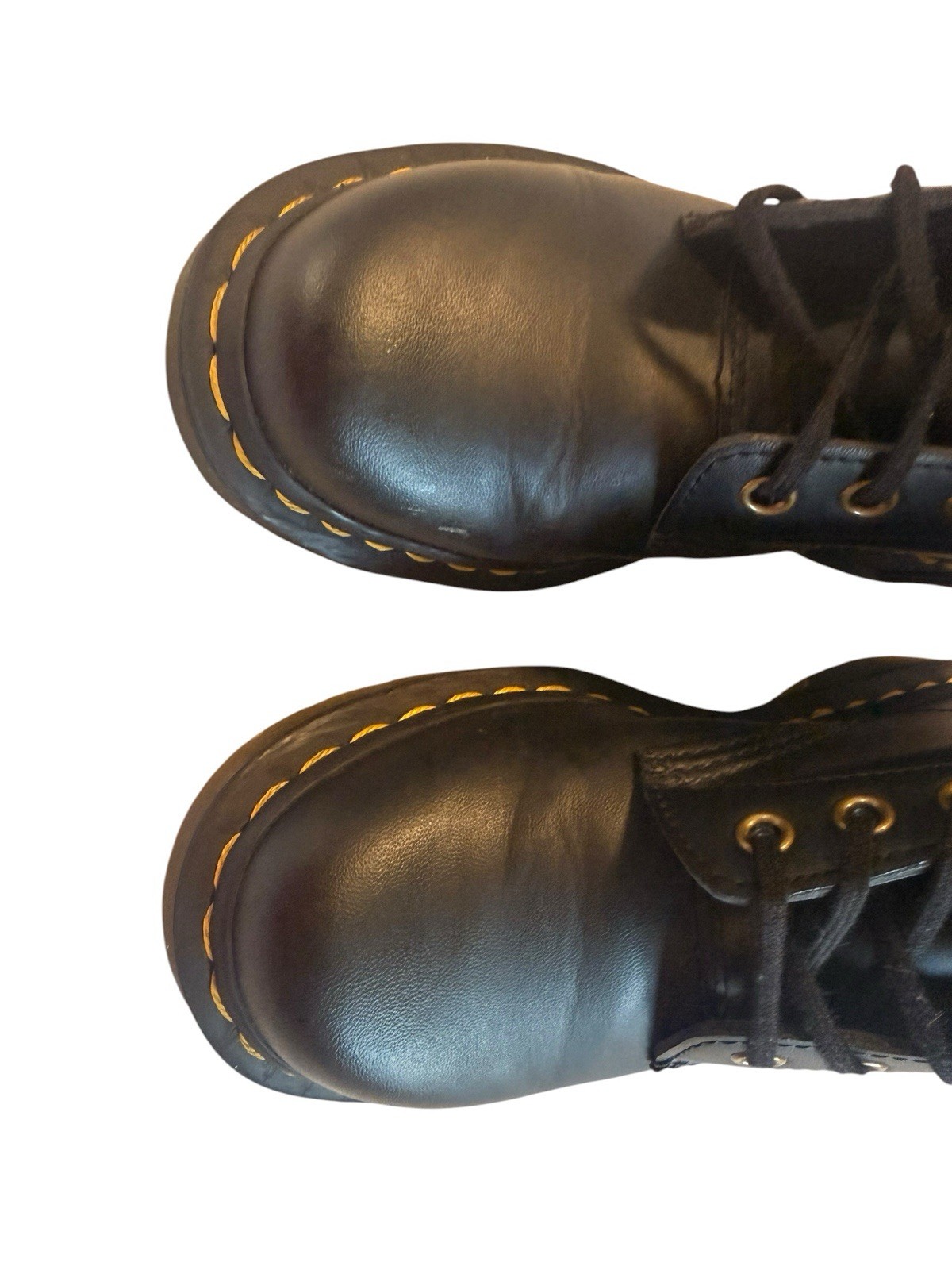 Dr. Martens AirWair 1460 Vegan Black 8-Eye Boots Women’s Combat Shoes US Size 5