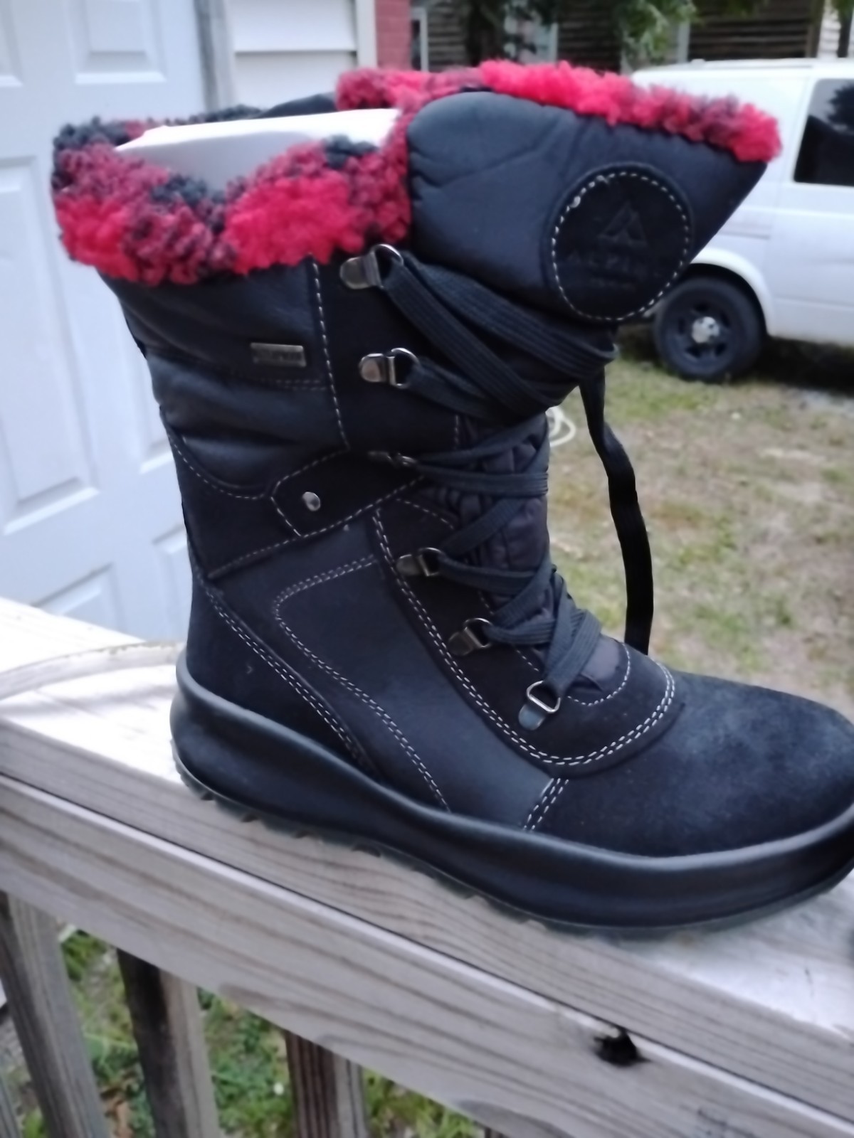 Alpine Design Women’s Sofia Waterproof Winter Boots Black Size 8