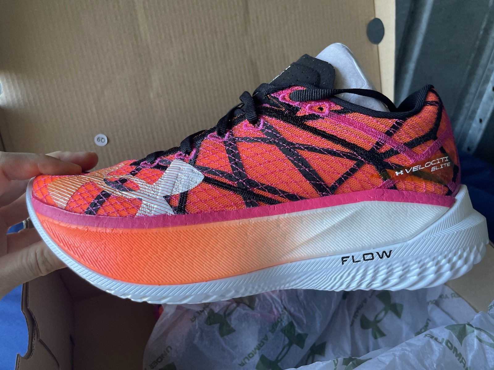 Under Armour Flow Velociti Elite 2 36c Running Shoes Unsex Woman Sz 8 Man 6.5