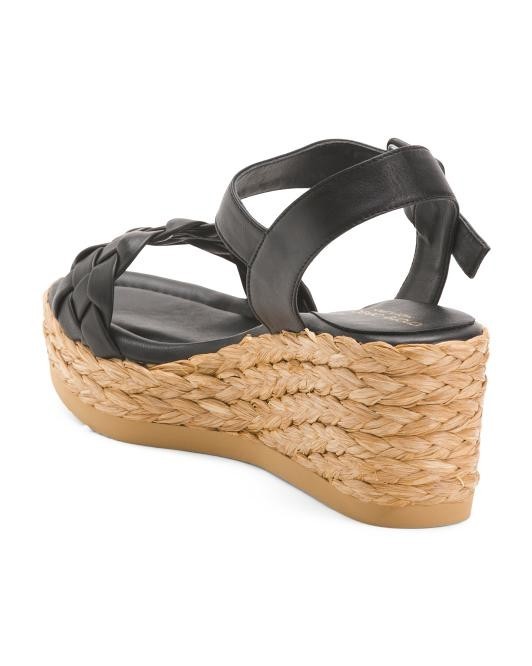 André Assous Cecilia Platform Wedge Sandals Women’s Size 9 US 40 EU $259 Andre