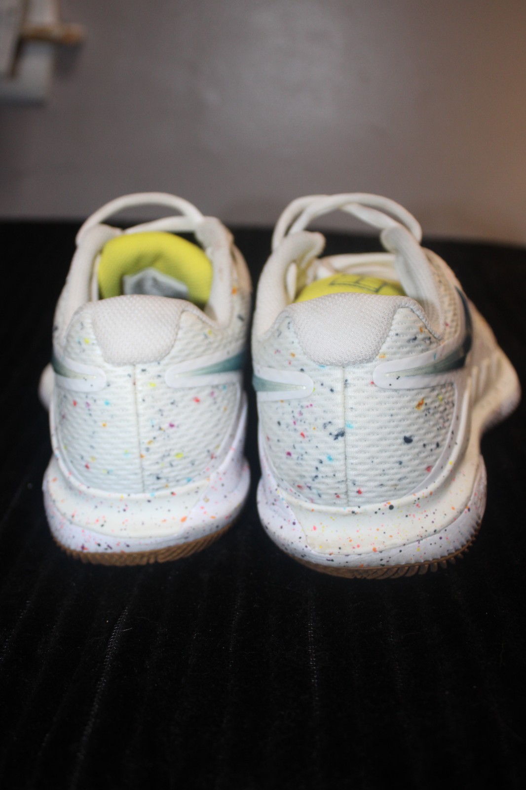 Size 8.5 – Nike Court Air Zoom Vapor X HC White Speckled W