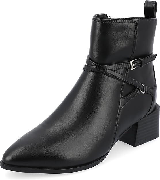 Journee Collection Women’s Tru Comfort Foam Pointed Toe Bootie | Black | 8.5 W