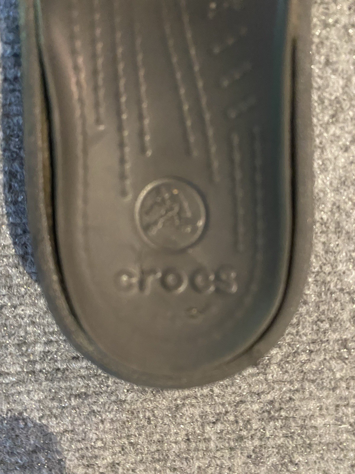 Crocs Rhonda Wedge Sandals Slip-On Strappy Slides Open Toe Black Women’s Size 6