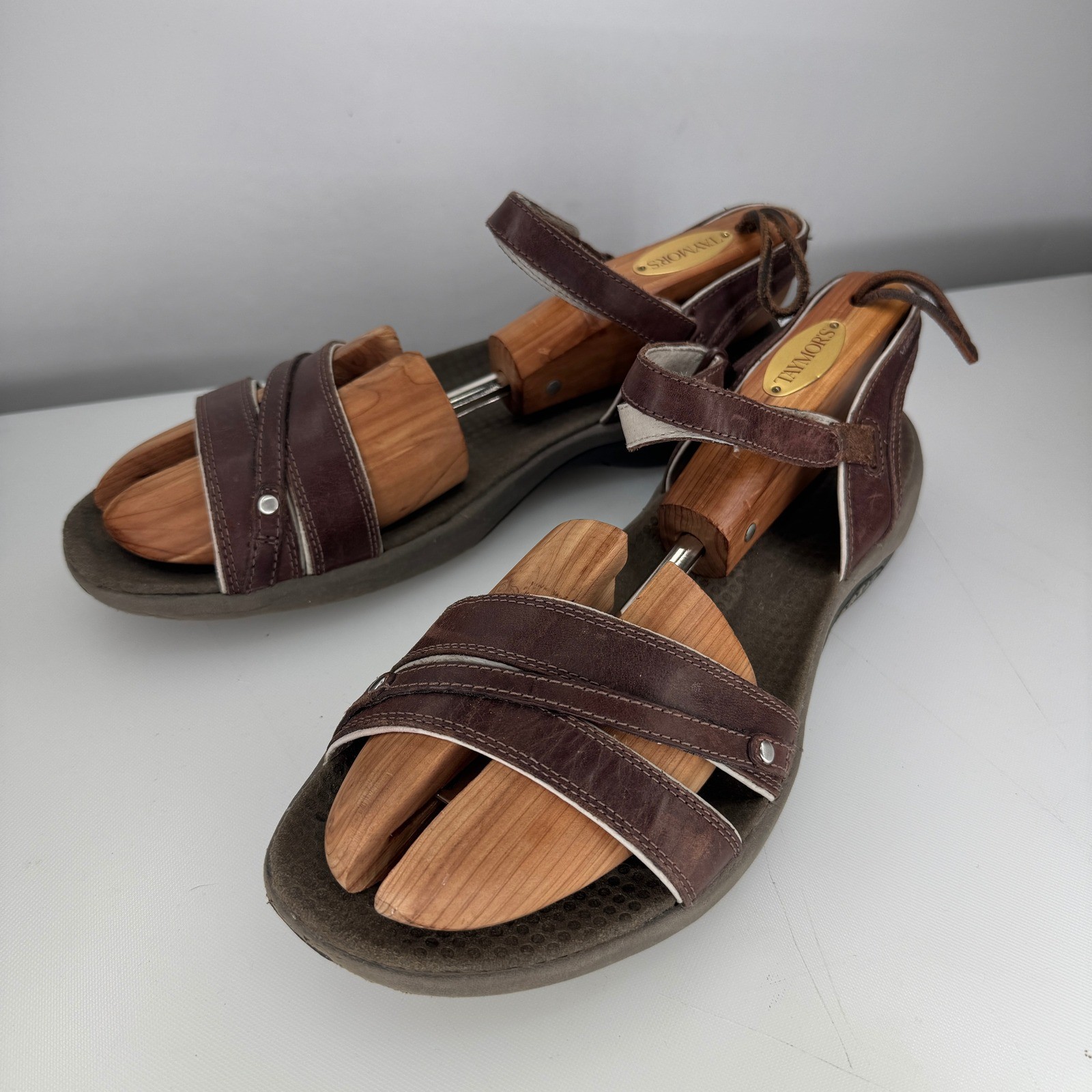 Merrell Dahlia Coffee Bean Sandals Women 11 Brown Leather Strap Comfort Shoes