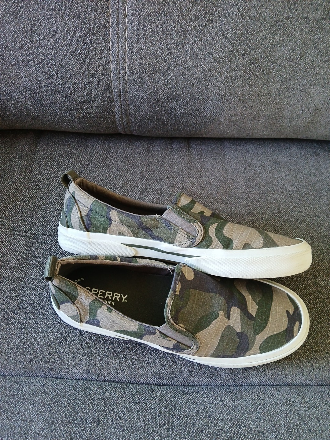 Sperry Top Sider Womens Pier wave camo sneaker SZ 7M~BARELY WORN EUC