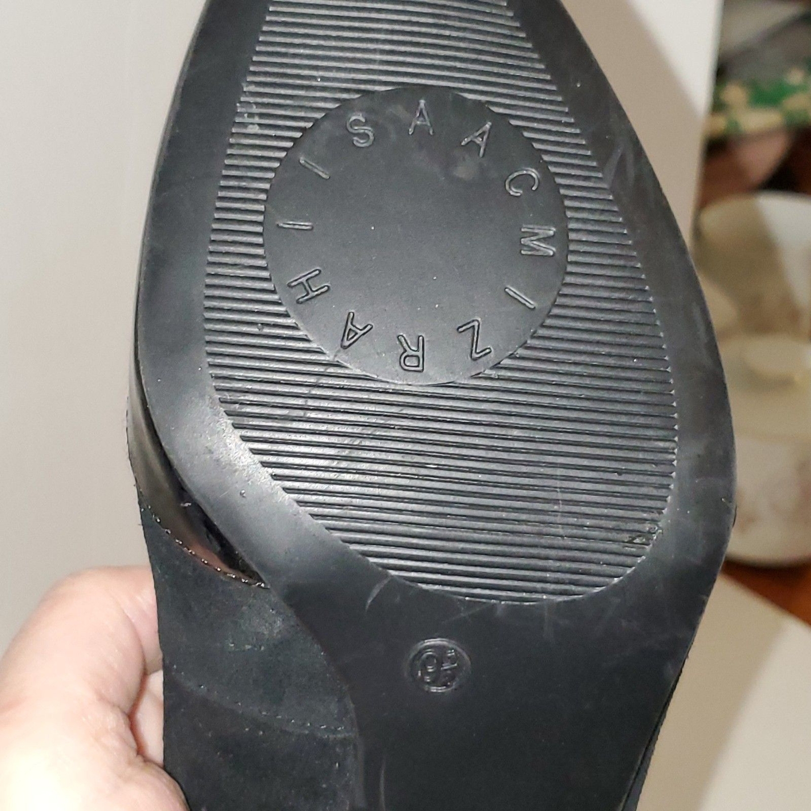 Isaac Mizrahi For Target Women’s Pumps Black Suede and Faux Patent Leather 9.5