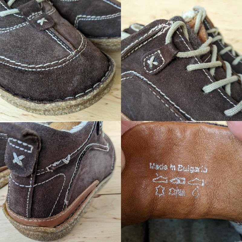 Women Josef Seibel boots beige suede 38.5