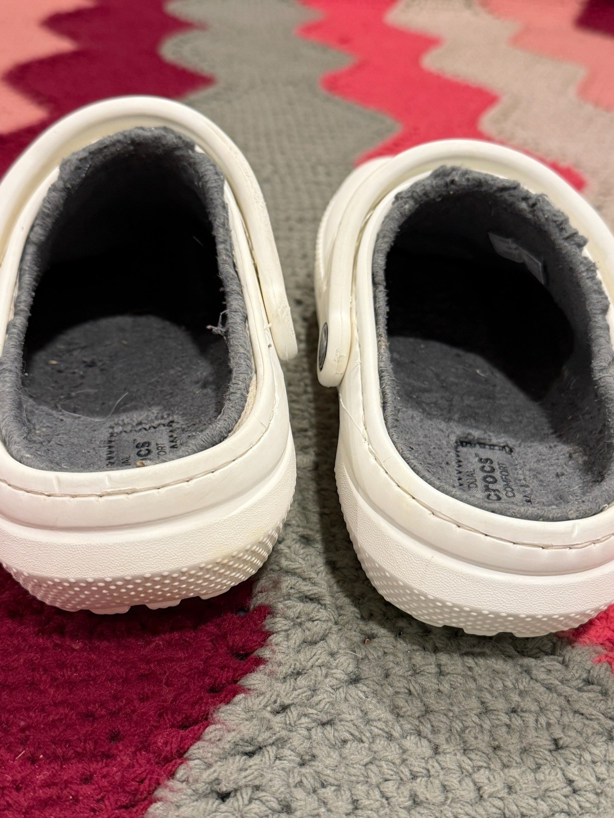 Crocs Baya Lined Clog White Size M5/W7