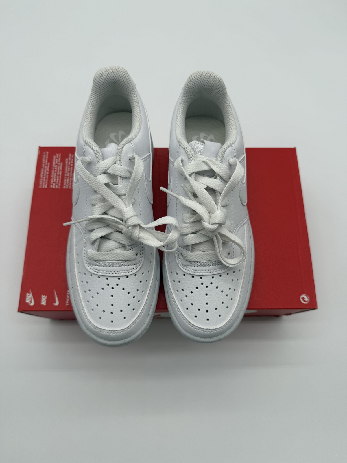 New Nike Court Vision Lo NN Shoes Women’s Size 5 White Sneakers DH3158 100