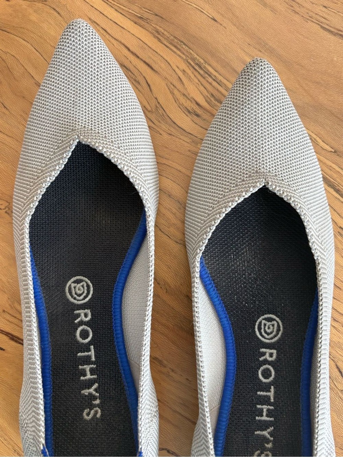 Rothy’s The Point II Diamond Twill Size 9 Washable Knit Flats