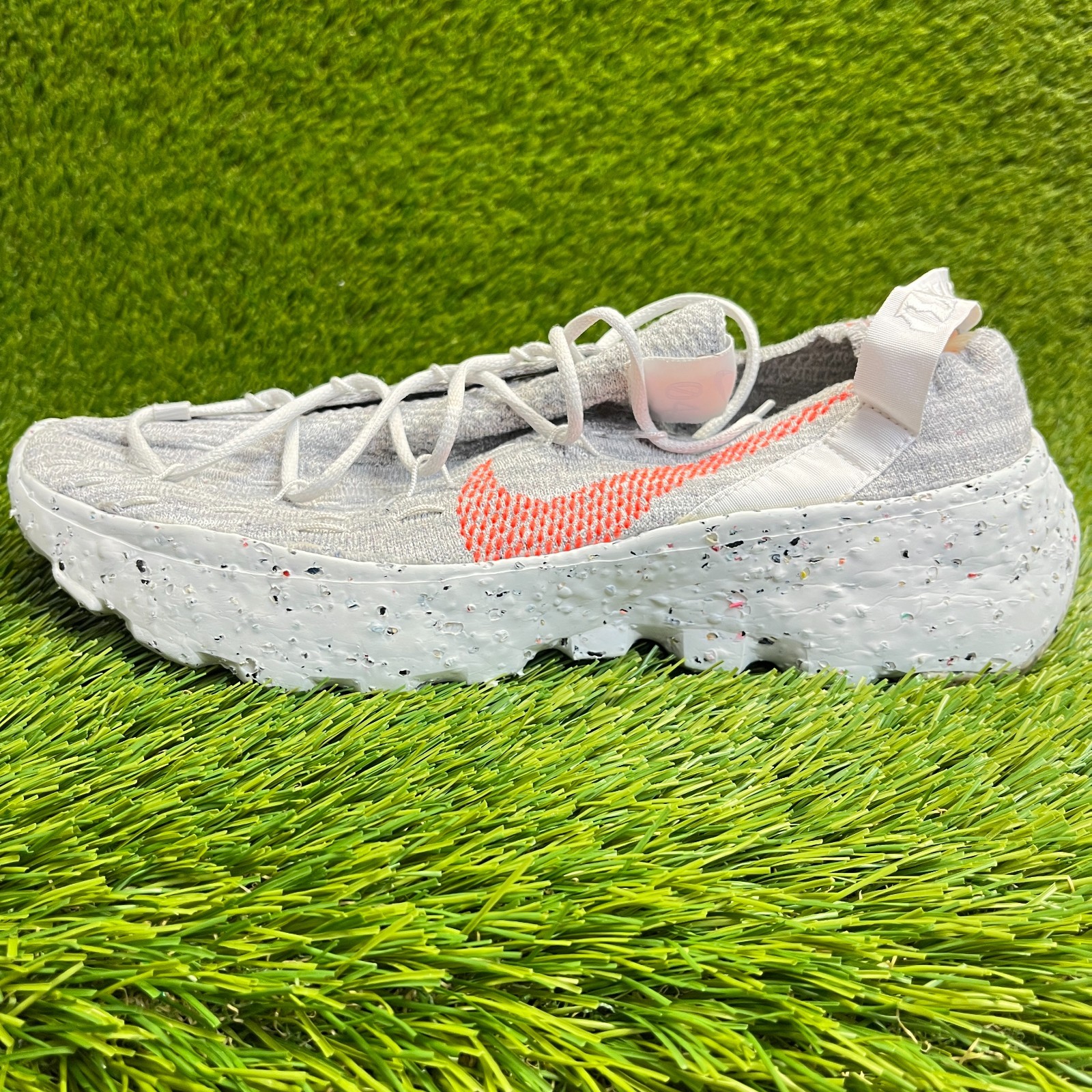 Nike Space Hippie 04 Womens Size 11.5 Gray White Walking Running Shoes Sneakers