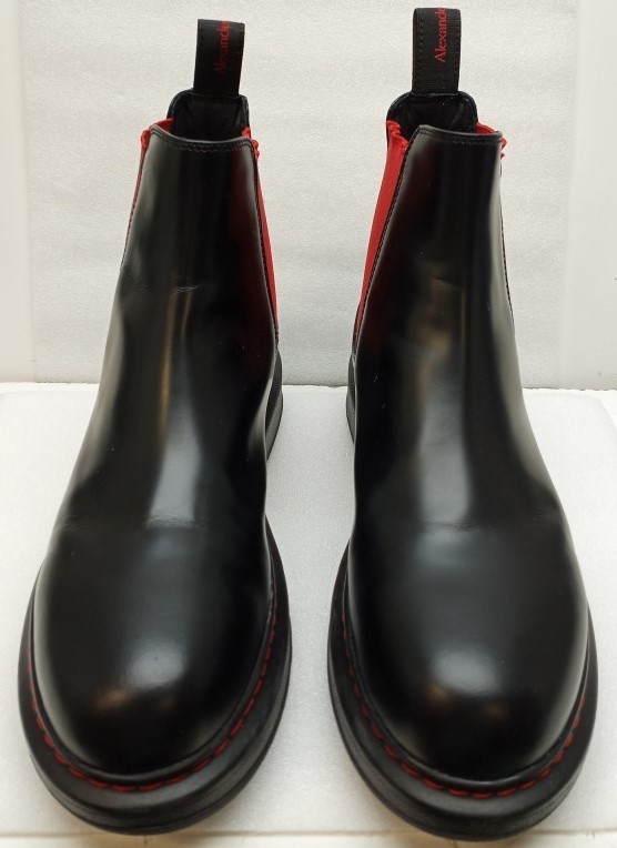 Alexander McQueen Leather Chelsea Boots Italy Made (Size: 39)