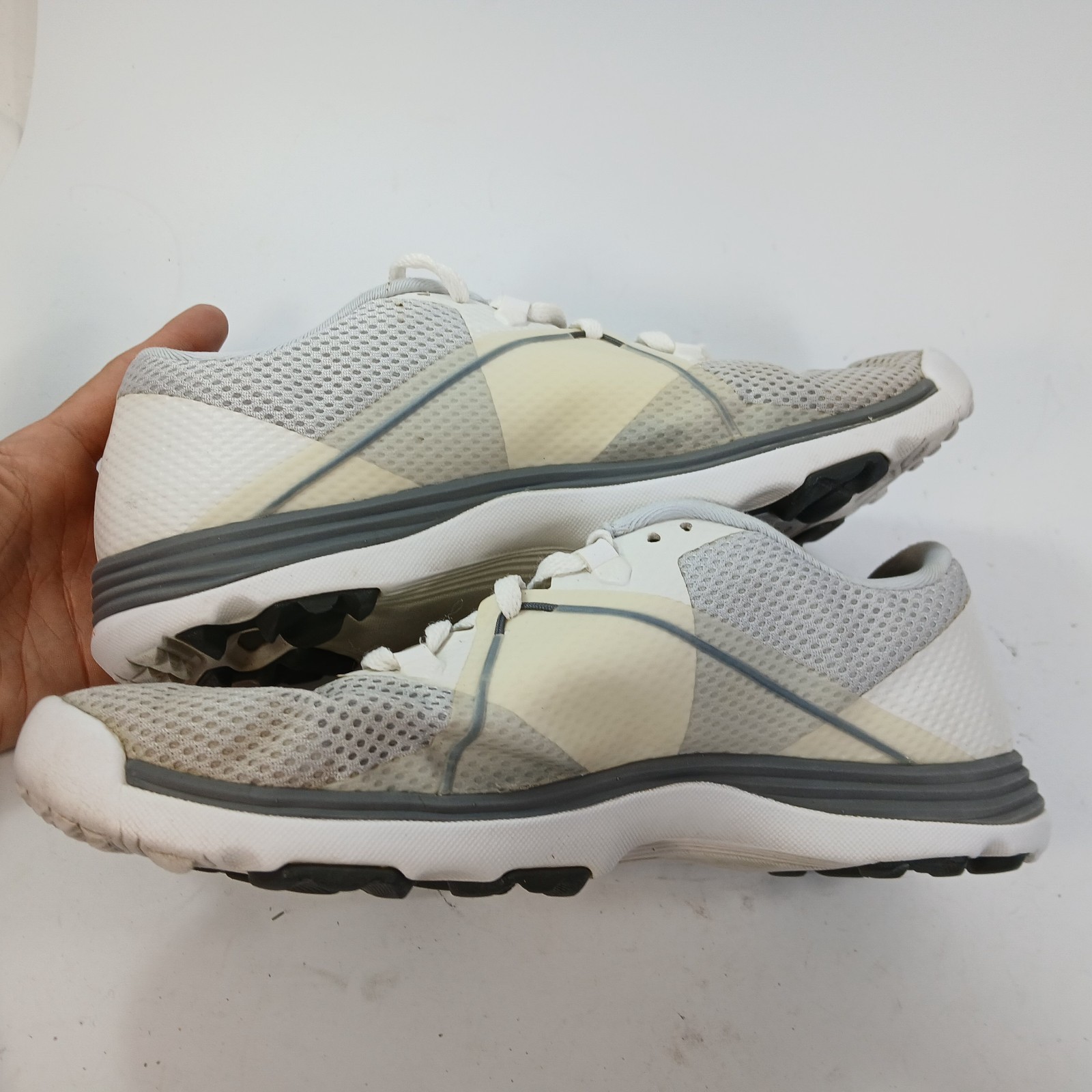 NIKE Lunar Summer Lite 2 Golf Shoes Sz 7 W White Gray 628541-002