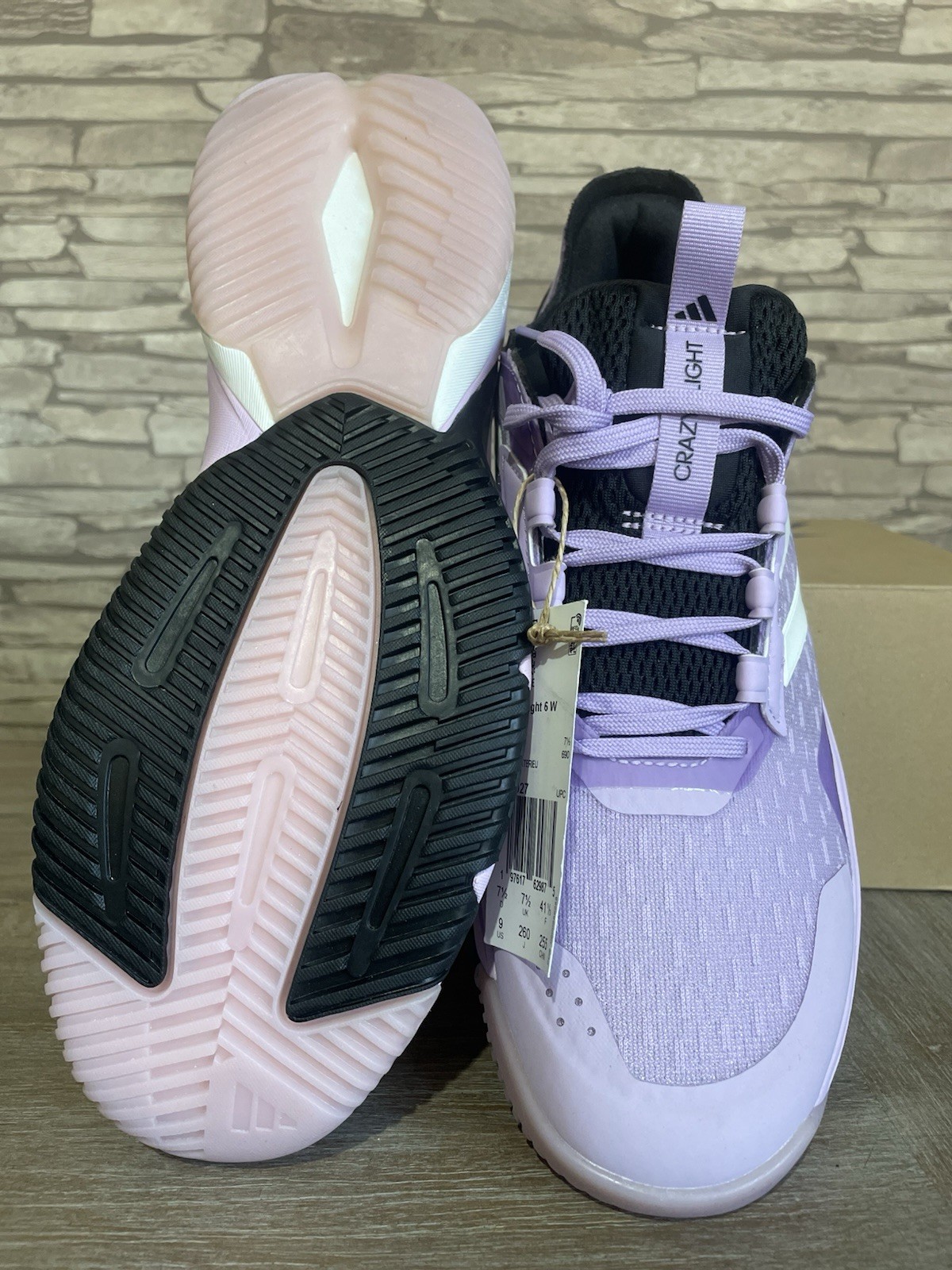 BRAND NEW Adidas CRAZYFLIGHT 6 Low Women´s VOLLEYBALL Shoes HP7027 Purple Sz 8.5