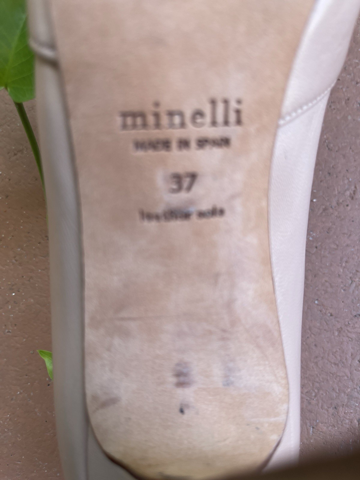 MINELLI HIGH HEEL PUMPS! Tan leather! Excellent condition! Size EU 37 -US 6-6.5