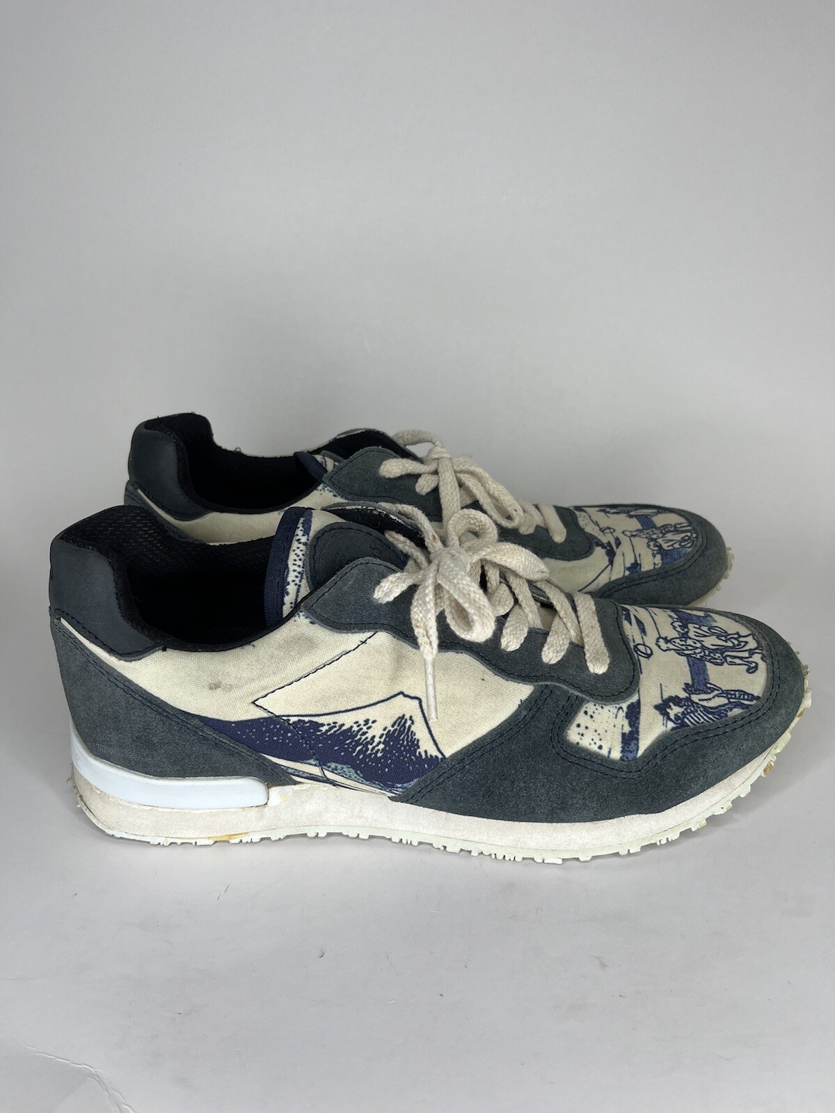 Inkkas Shoes Sneakers Women Size 9 Leather/polyester Lace Up Casual Athletic