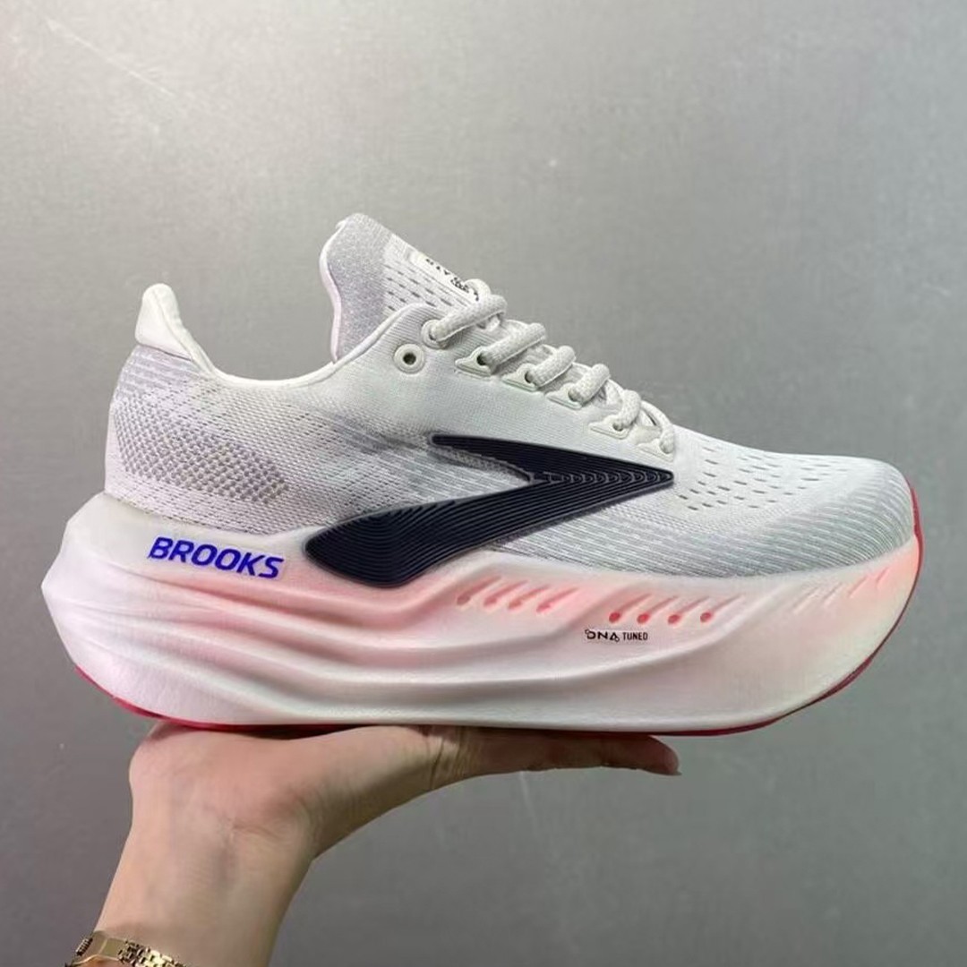 Brooks Glycerin Max White Black Pink White Black Diva Pink Mens Sneakers DS New