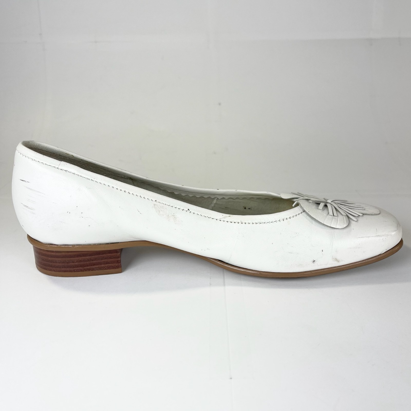 Etienne Aigner Womens Gardener Flats Flower Bridal Slip On Shoes White Size 6 M