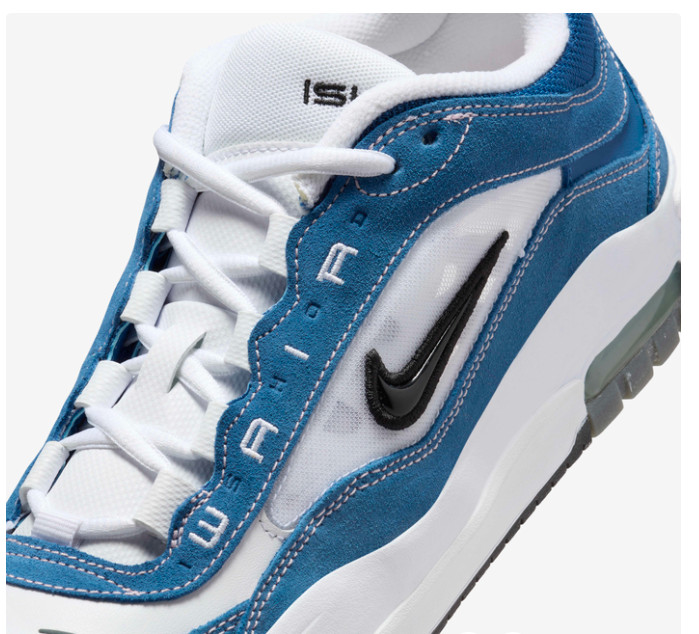 Nike women’s unisex SB Ishod Wair leather sports shoes sneaker blue loafers