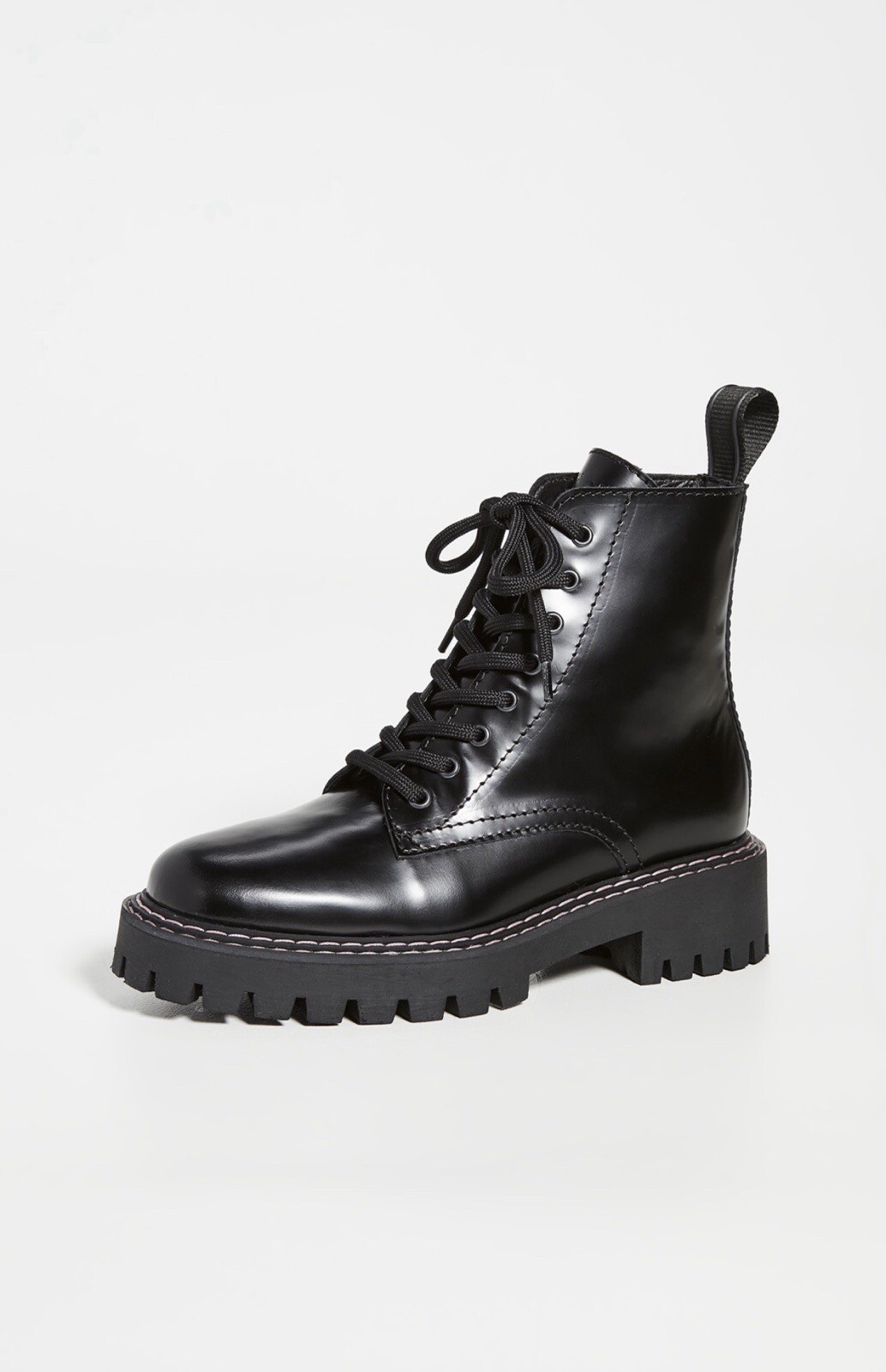 LAST Boots Black Leather New With Box Size US 10/ EU 41