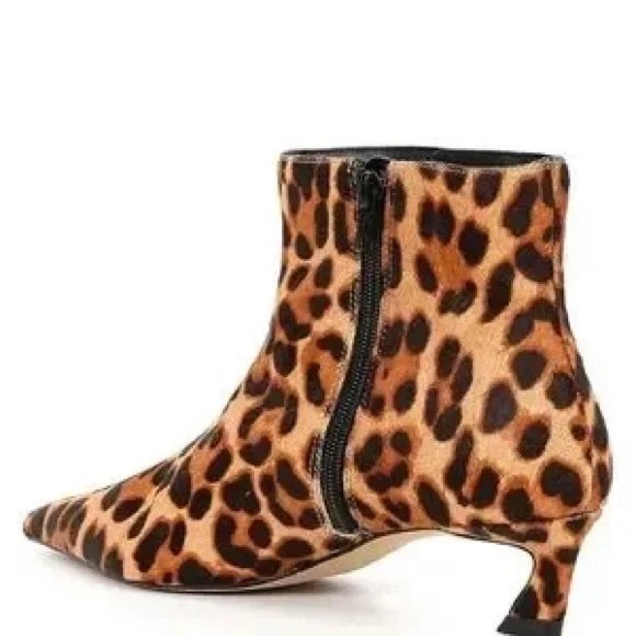 NWT! Gianni Bini Booties ONLY $59! RETAIL$138! Georgina Leopard Calf Hair Sz 9