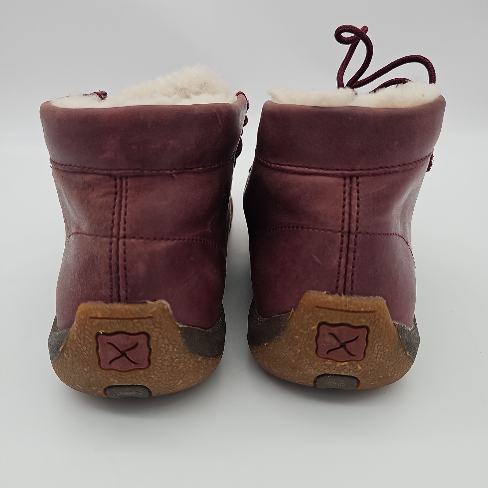 Twisted X Casual Shoes Womens Leather Chukka 7.5-8 M Rhubarb Blended 85 Booties