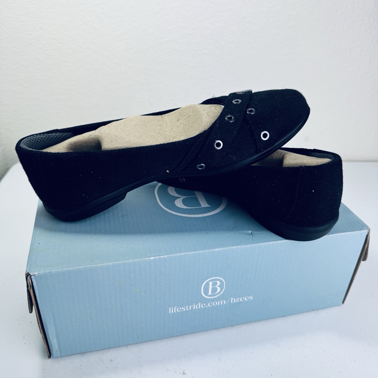 Bzees for Lifestride Women’s Kira Ballet Flat New 7 M Black