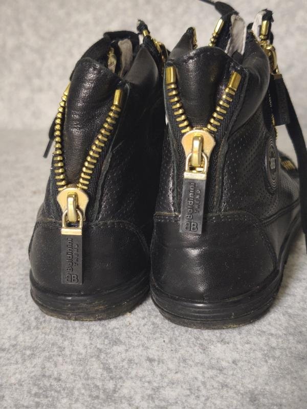 Women Baldinini Boots Black Leather 37 #5G0O