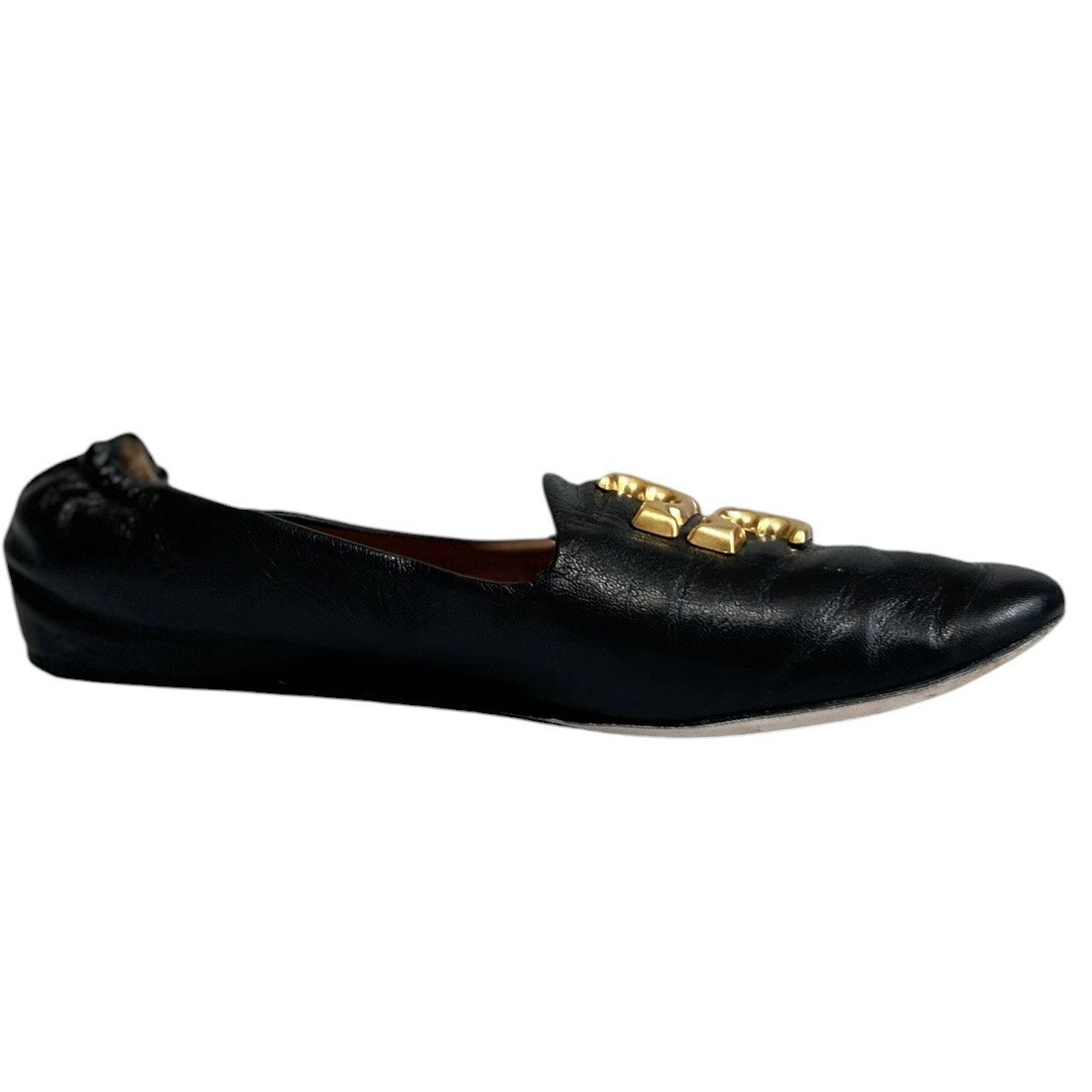 Tory Burch Eleanor Loafers Women’s Sz 9M Perfect Black Luxury Designer Flats