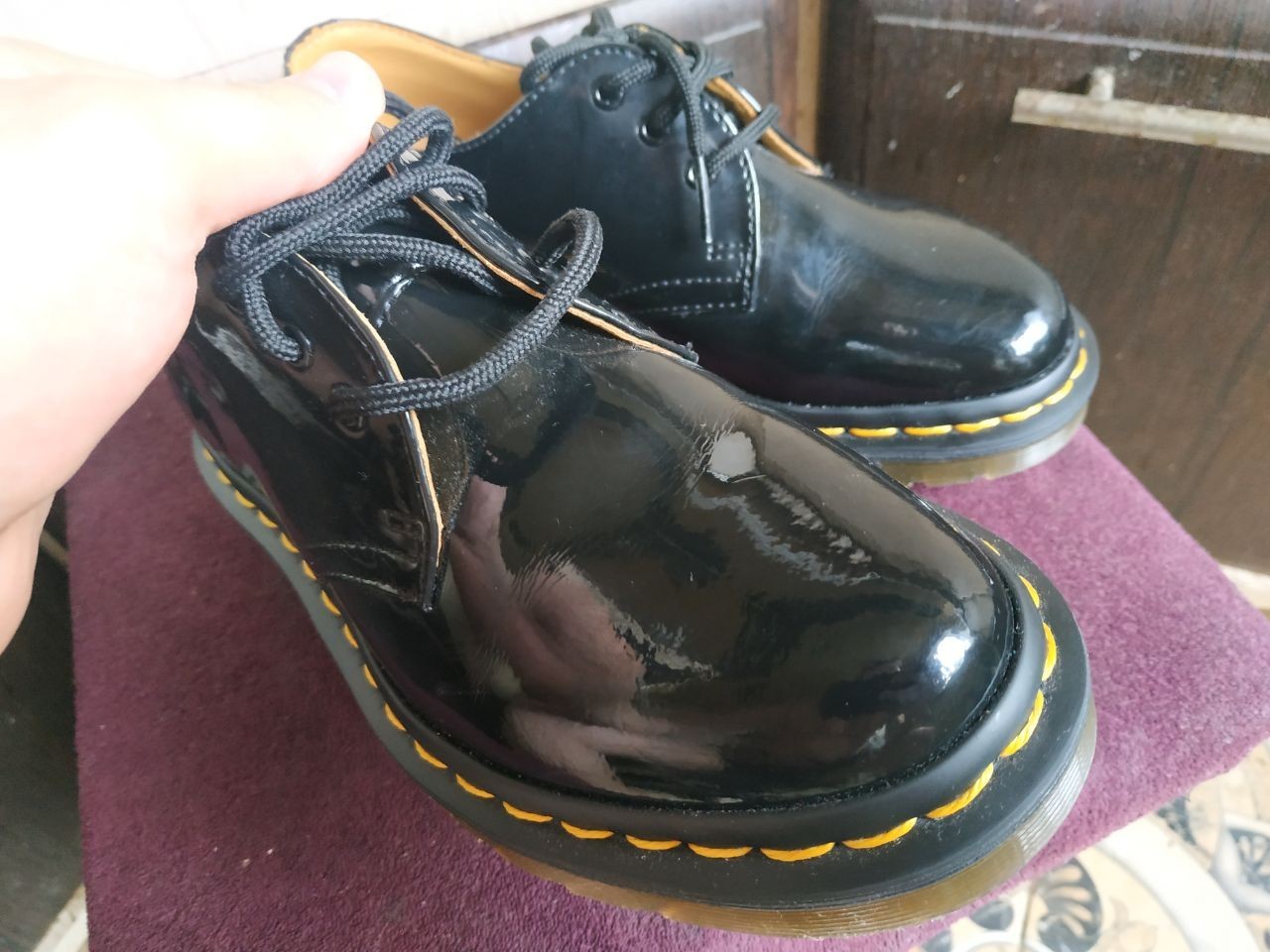 Dr Martens 1461 Patent Leather Black Oxford Shoes MINT Women’s US 5 UK 3 EU 36