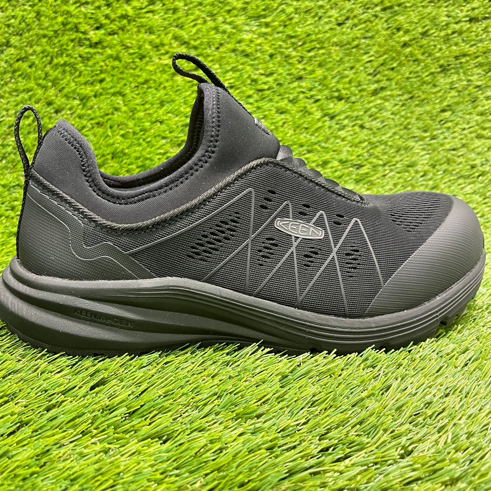 Keen Vista Energy Shift ESD Womens Size 9D Black Work Slip On Shoes Sneakers