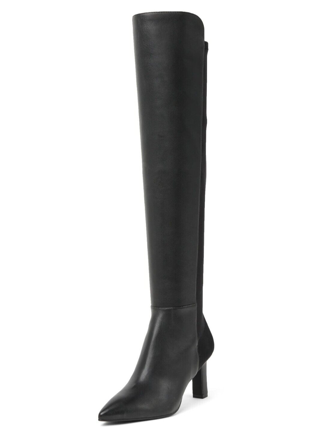 Stuart Weitzman Bobbie 75 Womens Stretch Leather Over-the-Knee Boot Black US 9.5