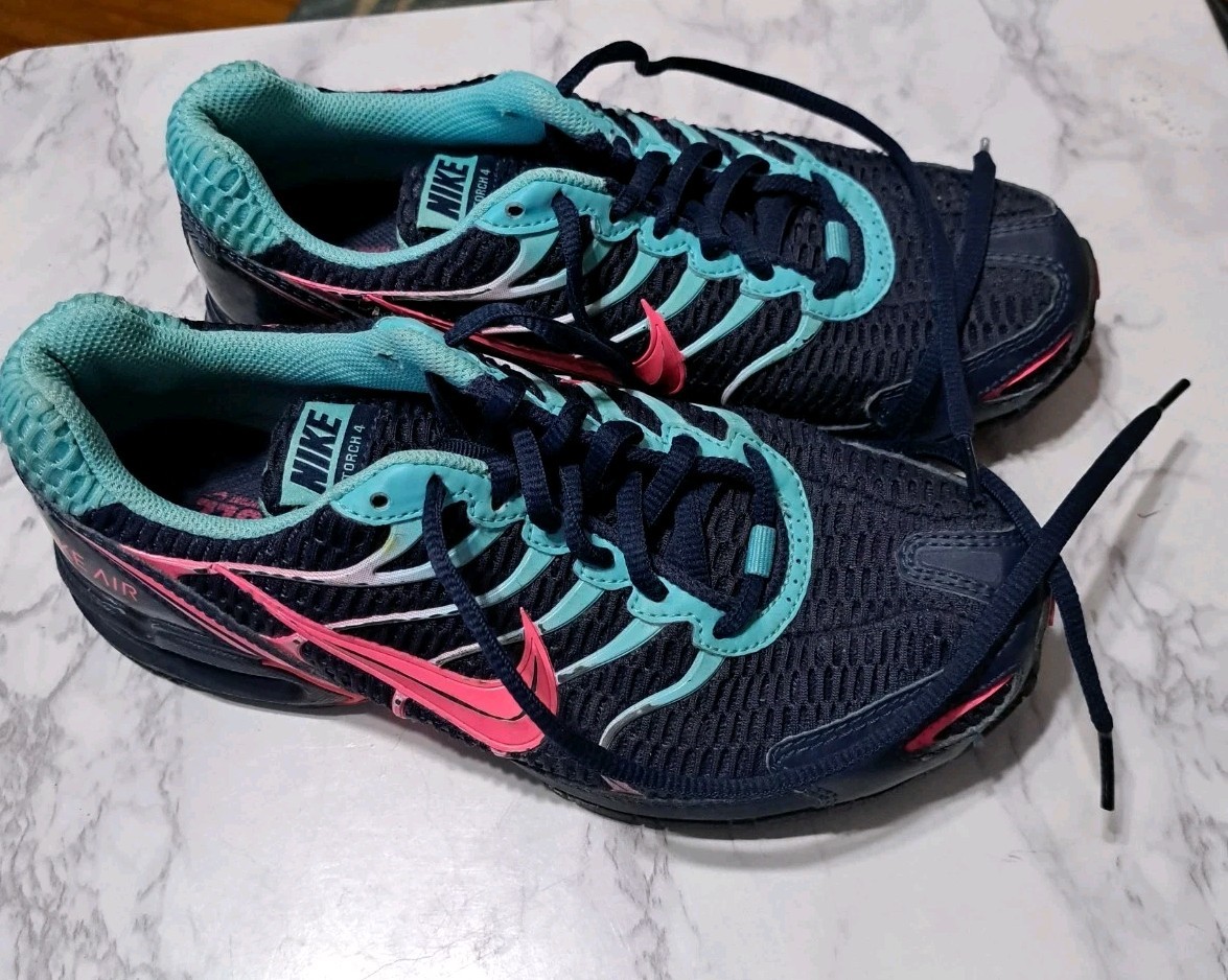 Nike Air Max Torch 4 Midnight Navy Pink Blast Size 7.5 CN2160-400