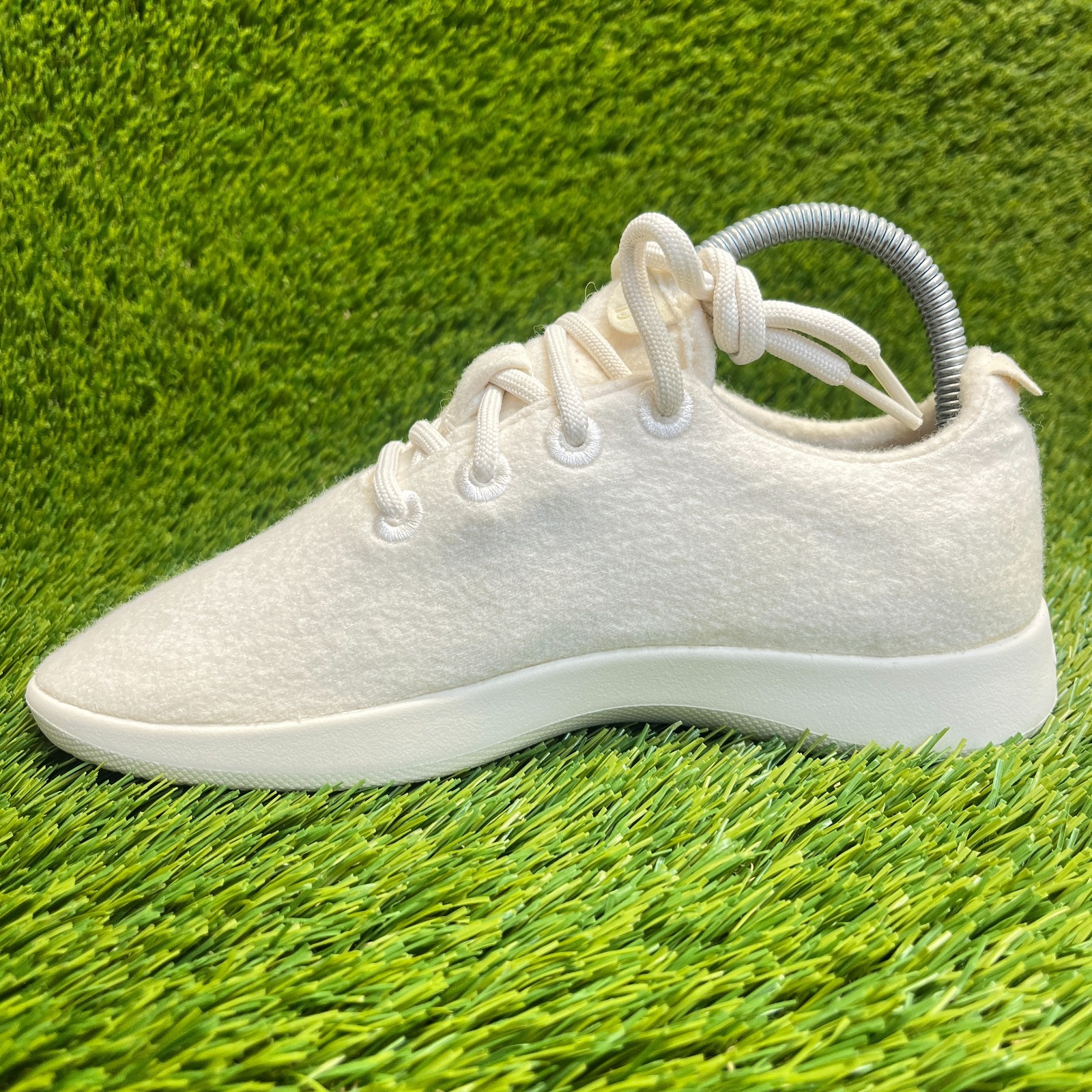Allbirds Wool Runners Natural White Womens Size 7 Casual Walking Shoes Sneakers