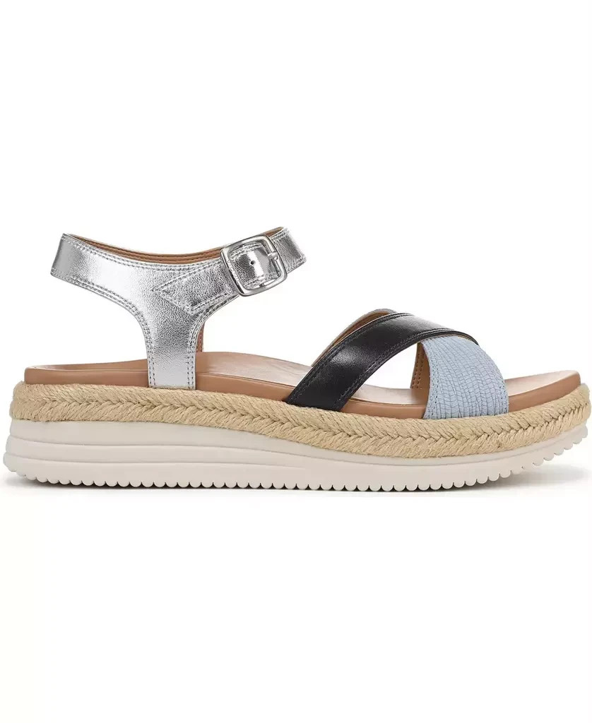 VIONIC Women’s 8 Wide Mar Strappy Leather Wedge Sandals NEW