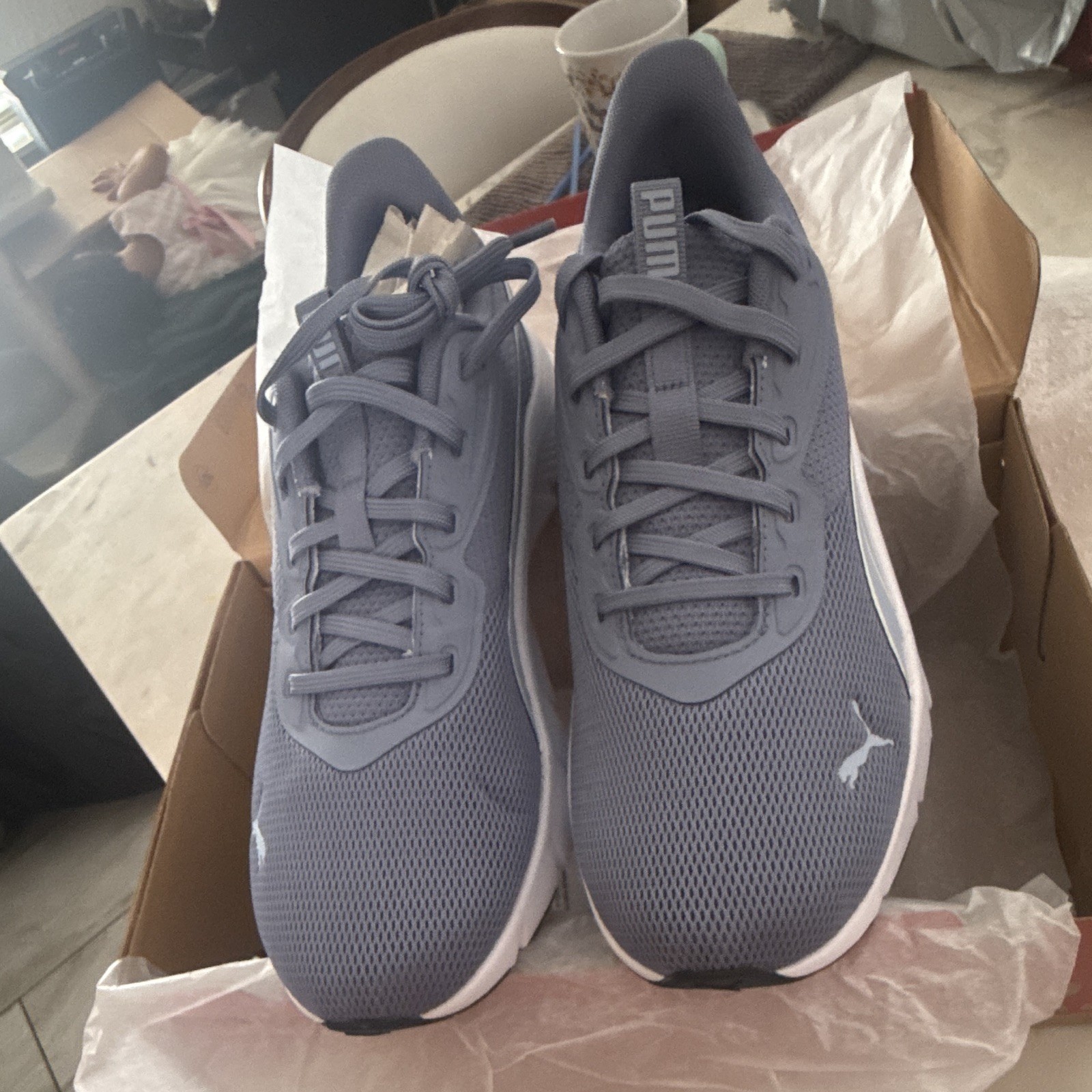 PUMA FlexFocus Lite Modern Wns Women’s Mesh Sneaker Blue/White 311227 43