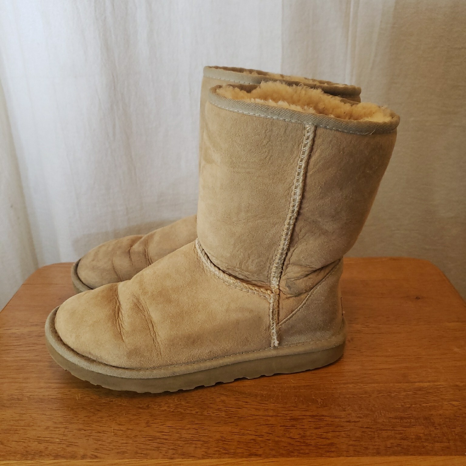 Ugg Boots 7 Left 8 Right Women Light Tan Mismatched Size