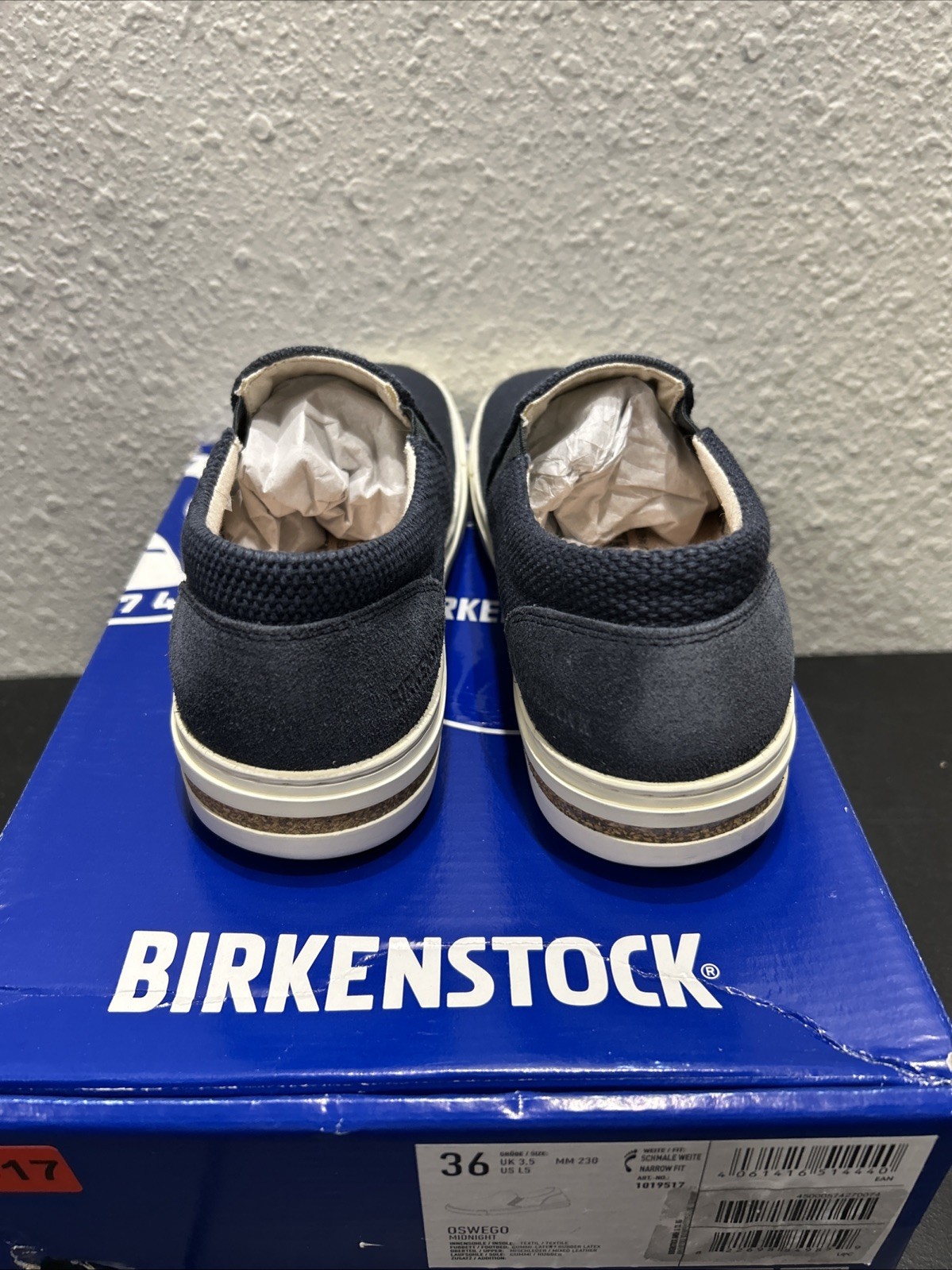 Birkenstock Oswego Color Midnight Blue EU 36 US Women’s Size 5