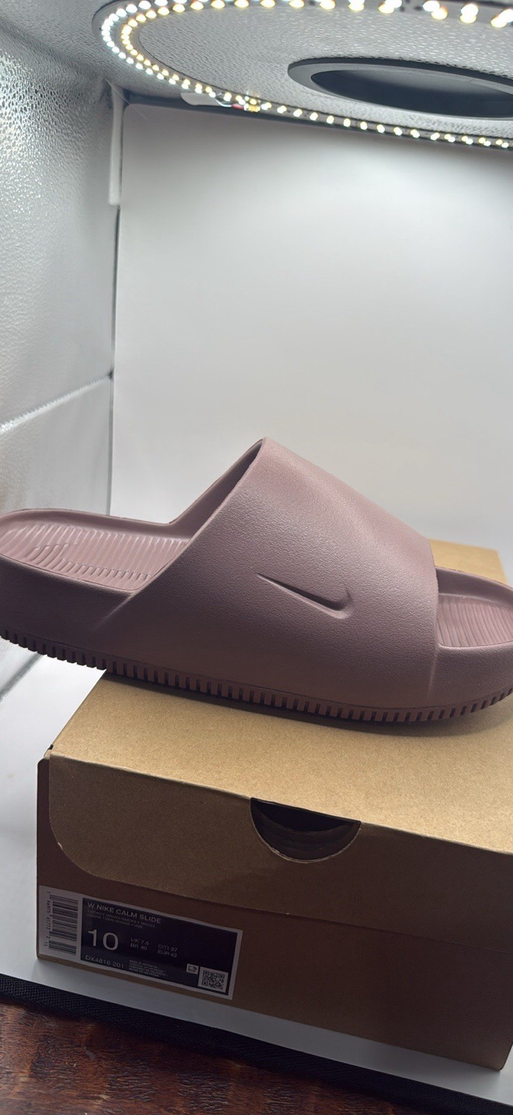 Nike Calm Slide women smoky mauve Slip-On Sandals US 10 EU 42 M DX4816-201