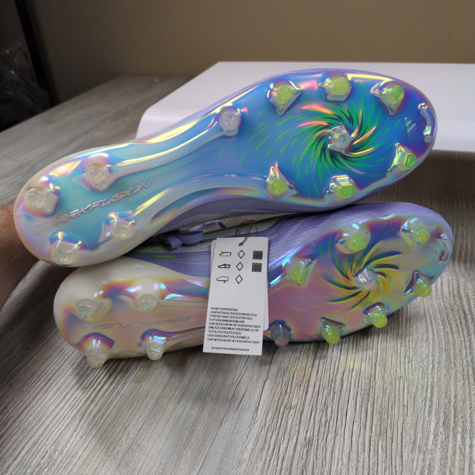 Adidas F50 Sparkfusion Elite Mid FG AG Purple Womens 12/Mens 11 New JH7648