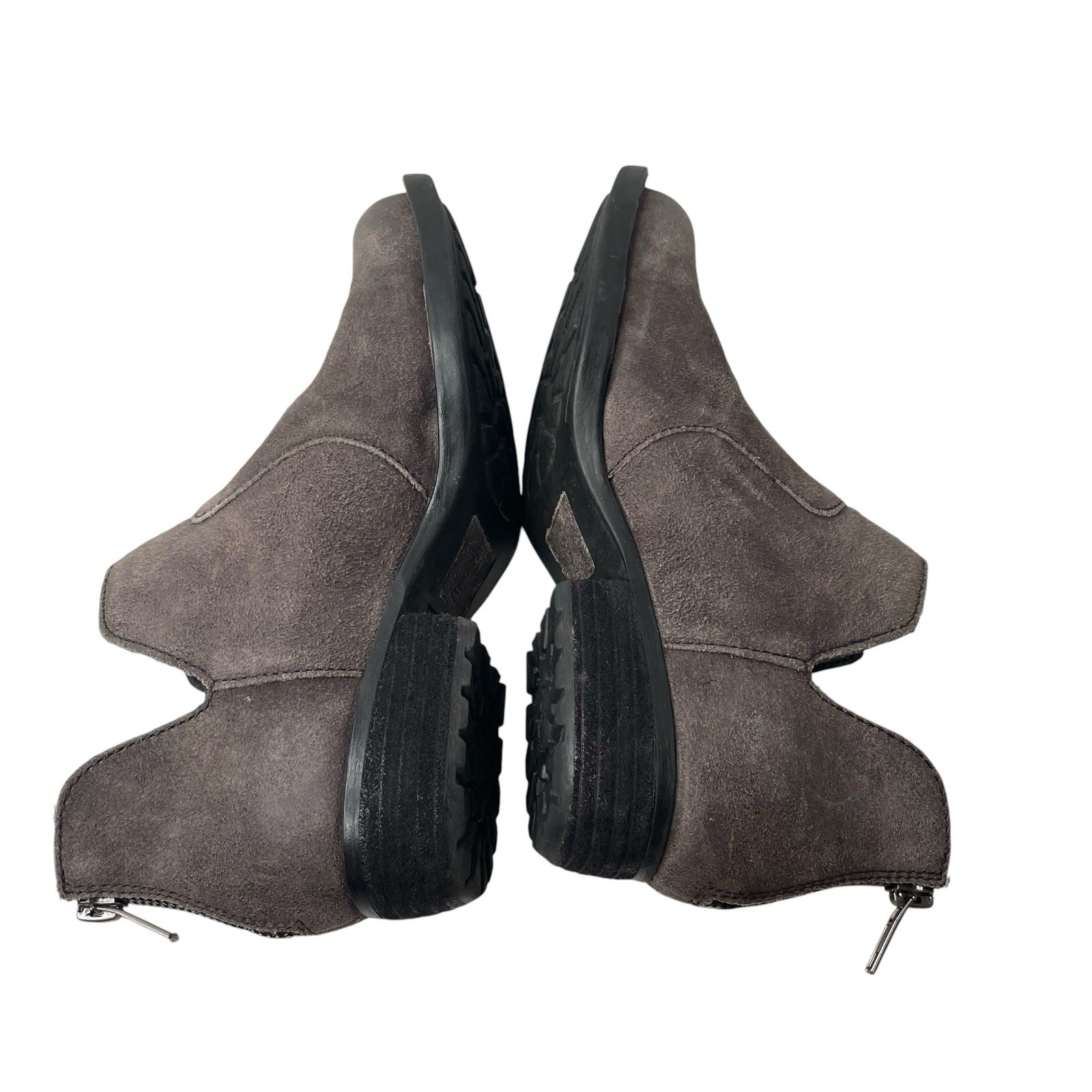 Born Women’s Distressed Taupe Kerri Full Grain Leather Size 6 M Bootie Round Toe