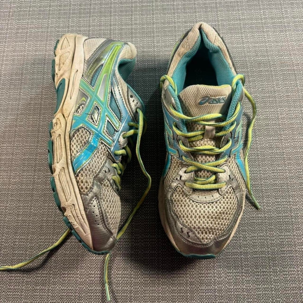 ASICS Gel-content 2 blue & green trainers