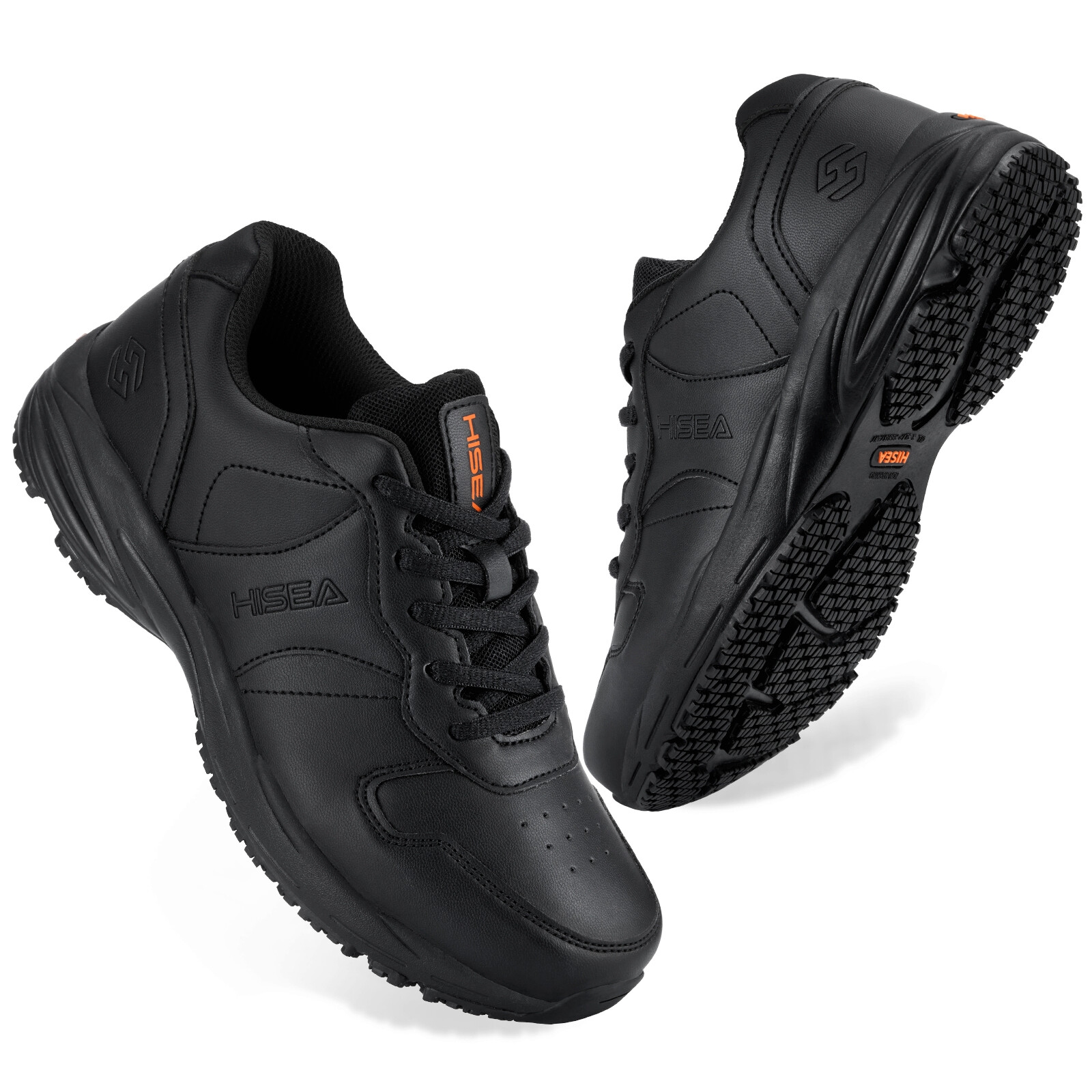 HISEA Women Kitchen Non-Slip Working Shoes Oil-Resistant Food Service Chef Shoes