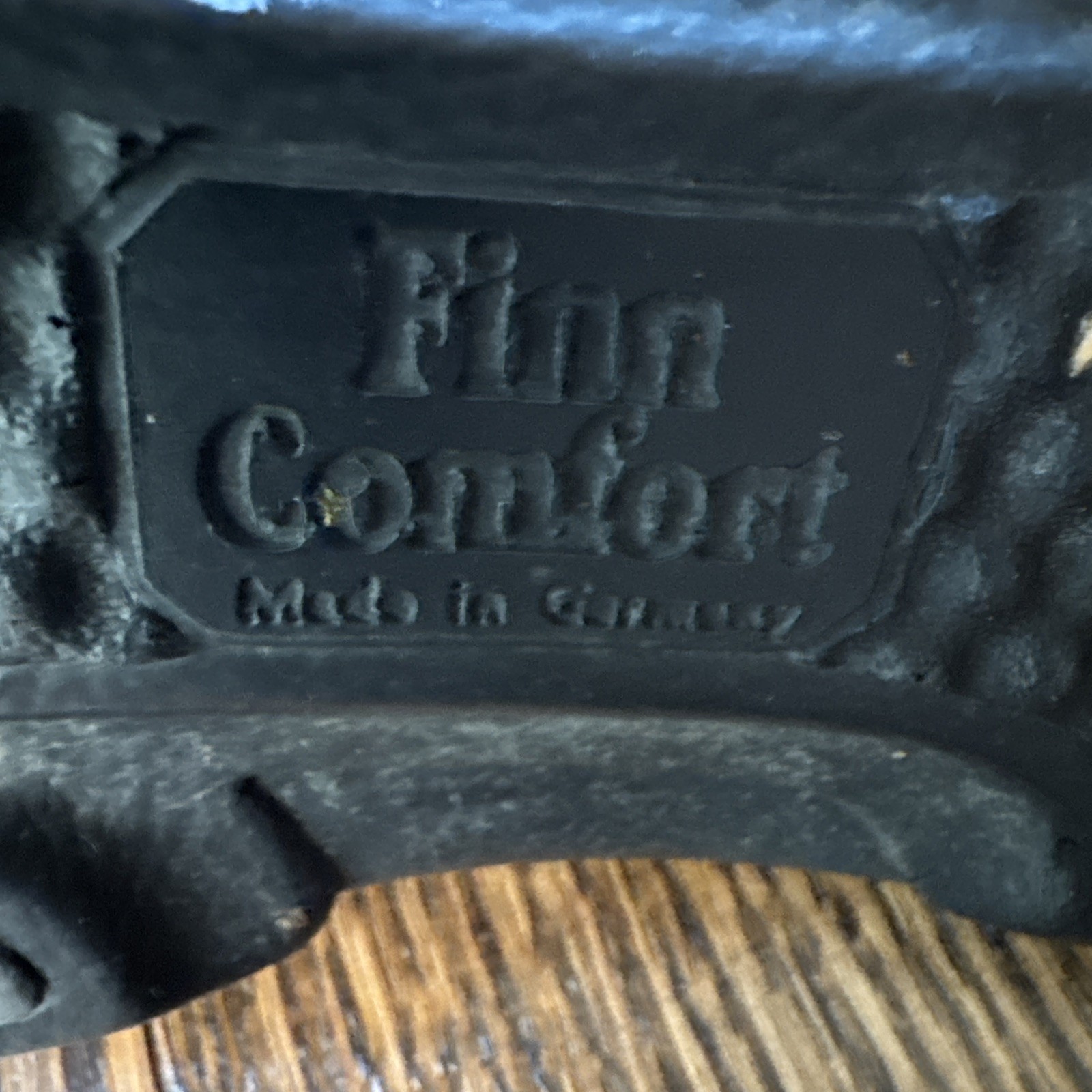 Finn Comfort Black Leather Women’s 43 US 12 D Mary Jane Shoes Germany Baby Doll