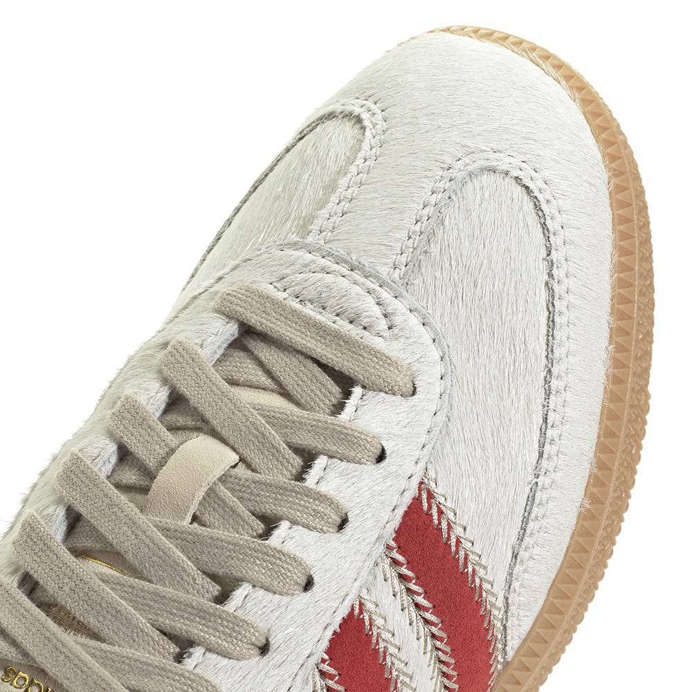 adidas Samba Og Lace Up Womens Off White Sneakers Casual Shoes JS3935