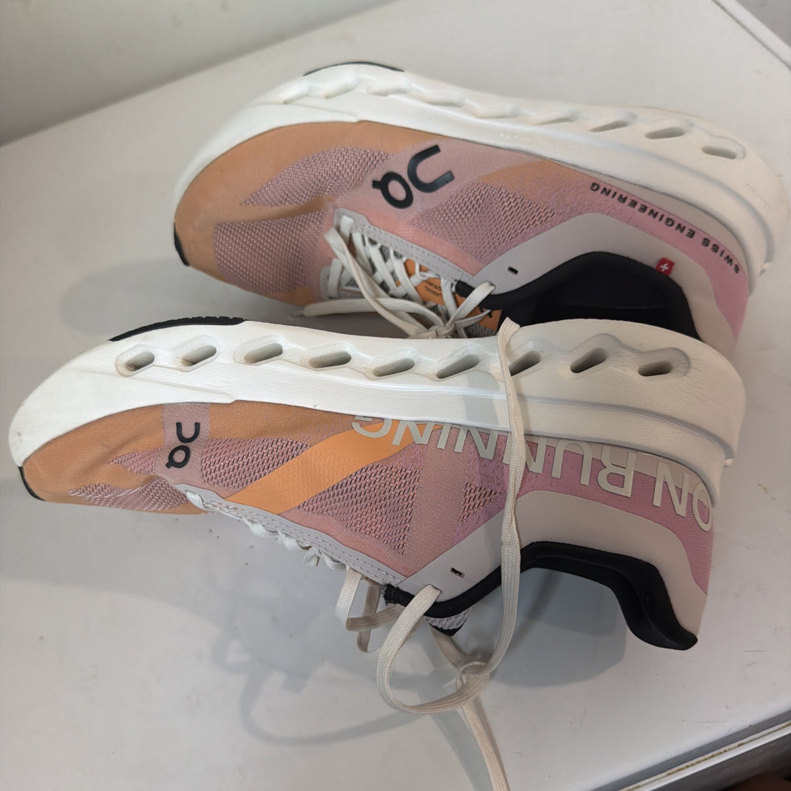 ON Cloudsurfer Next Tangerine Ivory 3WE30053126 Women’s Shoes Size 8,5