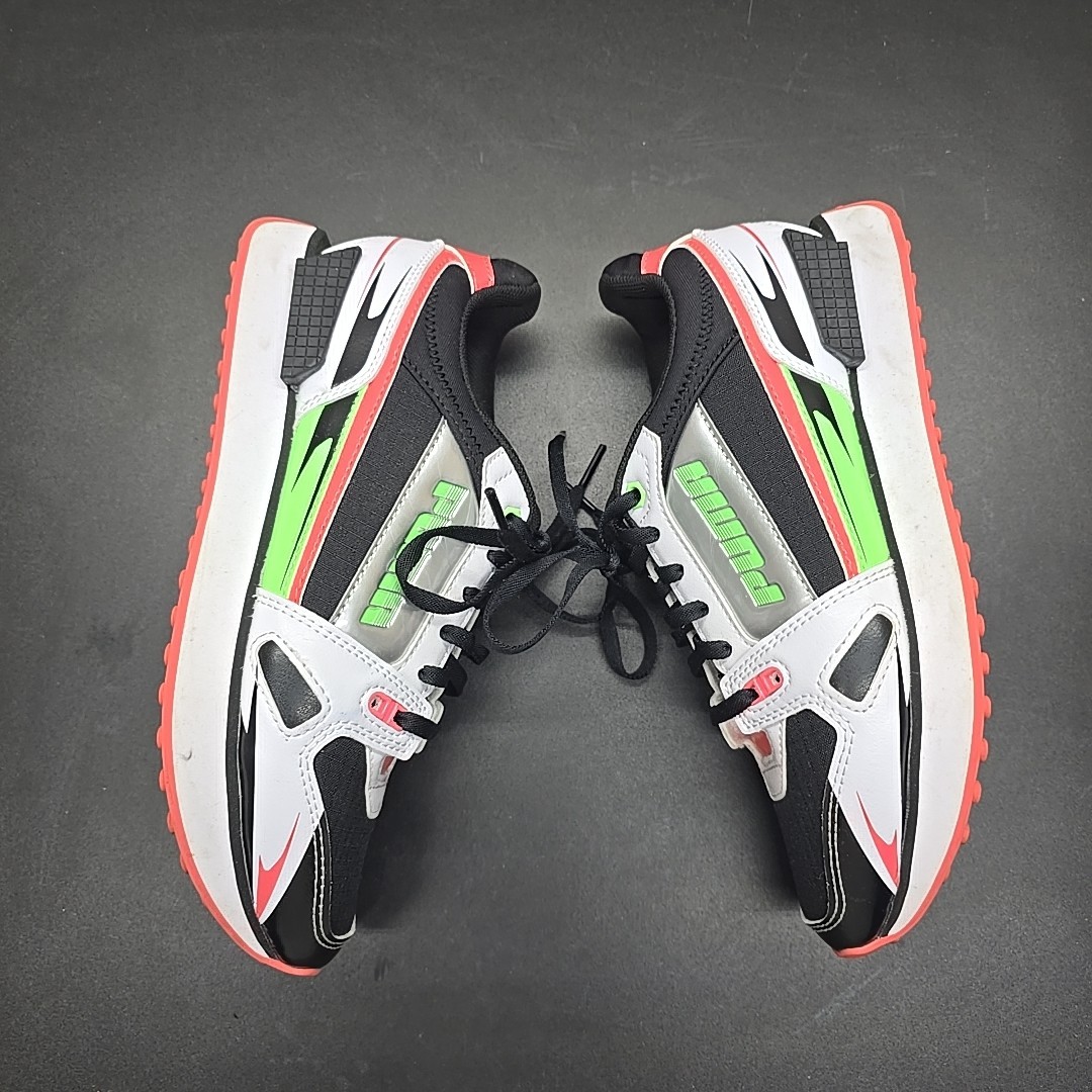 Puma Mile Rider Sunny Getaway Womens 6.5 Black White Pink Green 373443-09